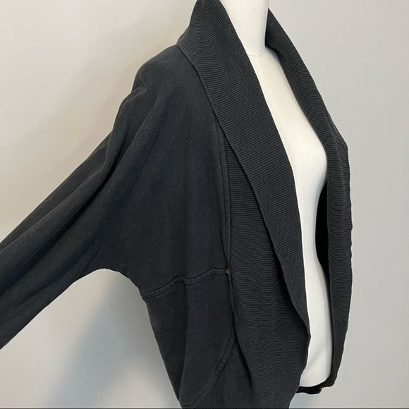 Aritzia Wilfred Diderot Cardigan Sweater Cocoon Sweater Black - Picture 9 of 16